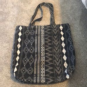 Boho canvas bag